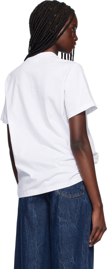 Majica kratkih rukava GANNI GANNI Jersey Tattoo Lace T-Shirt Bijela | T4158, 2