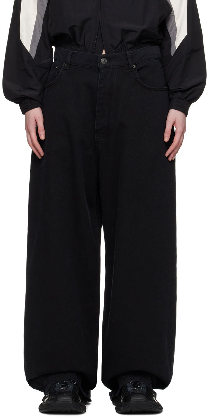 Jeans Balenciaga Baggy Jeans Crna | 773763 TNW11