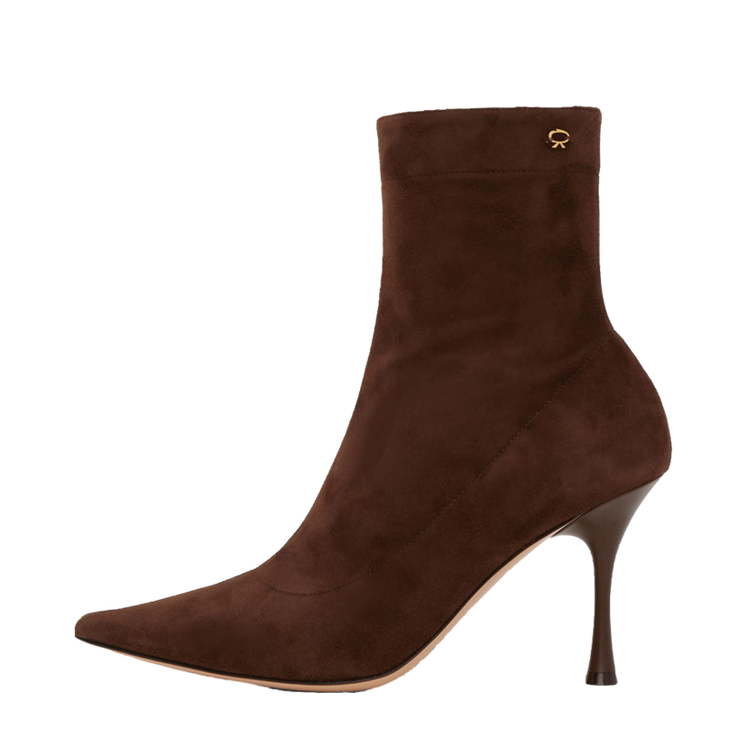 Tenisice i cipele Gianvito Rossi Suede Pointed Toe Boots Smeđa | G73173.85LAC.CSF