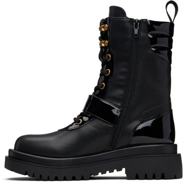 Tenisice i cipele Versace Versace Jeans Couture Pin-Buckle Boots Crna | E79VA3S67_E71570, 2