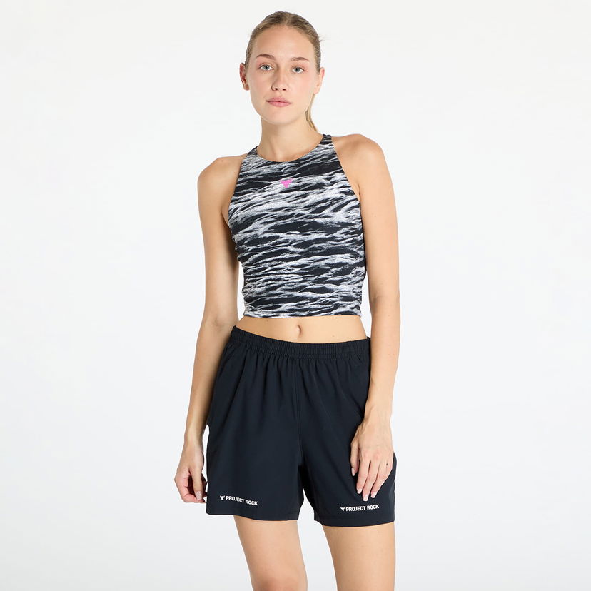 Majica bez rukava Under Armour Project Rock Lets Go BTB Top Pt Black Crna | 1388090-001