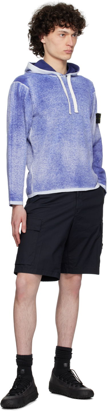 Kratke hlače Stone Island Stone Island Stretch Cotton Tela Paracadute Shorts Tamnoplava | K1S15L100L08S0003, 4