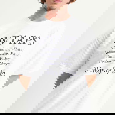 Majica kratkih rukava WTAPS T-Shirt with Philosophical Text Print Bijela | 251ATDT-STM08S-WHT, 5