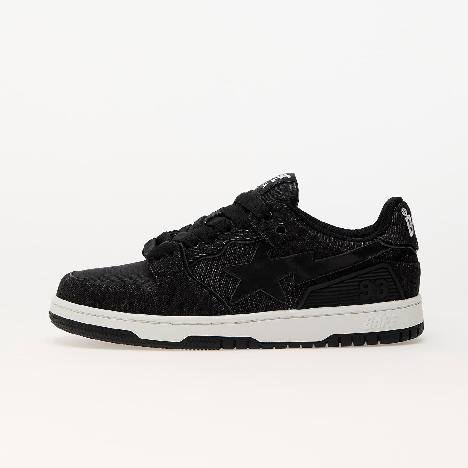 Tenisice i cipele BAPE A BATHING APE Bape Sk8 Sta Denim Black Crna | 001FWJ202005I BLK, 0