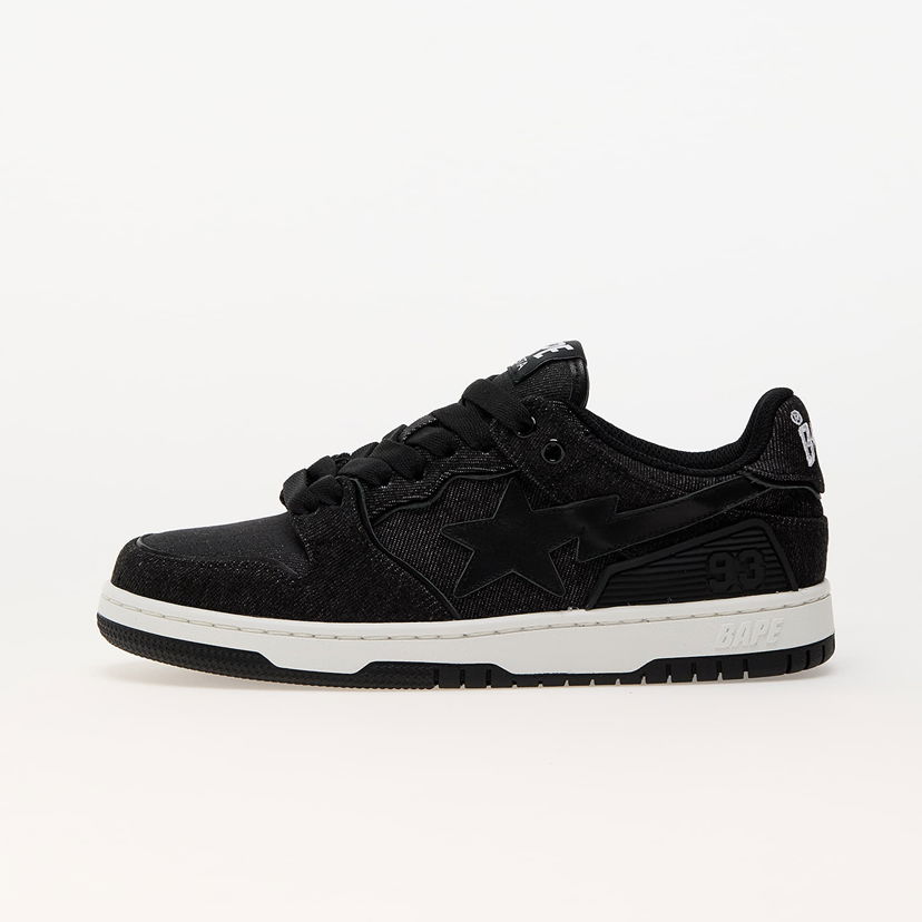 Tenisice i cipele BAPE A BATHING APE Bape Sk8 Sta Denim Black Crna | 001FWJ202005I BLK