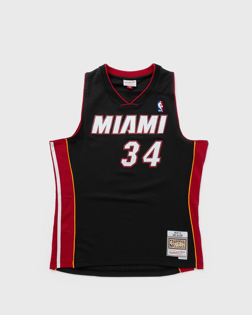 Dres Mitchell & Ness NBA SWINGMAN JERSEY MIAMI HEAT 2012-13 RAY ALLEN #34 Crna | SMJY6134-MHE12RALBLCK