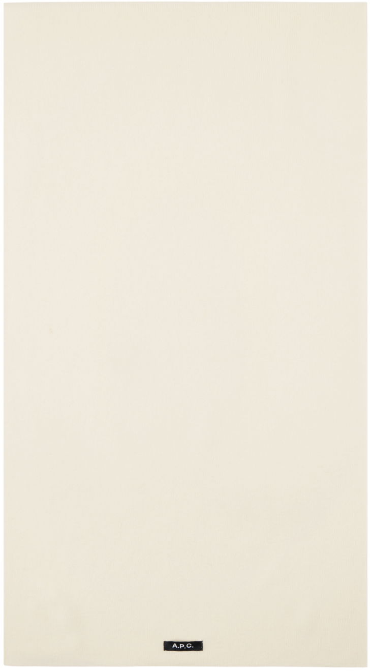 Šal A.P.C. Off-White Bob Scarf Bež | WVBCZ-M15201