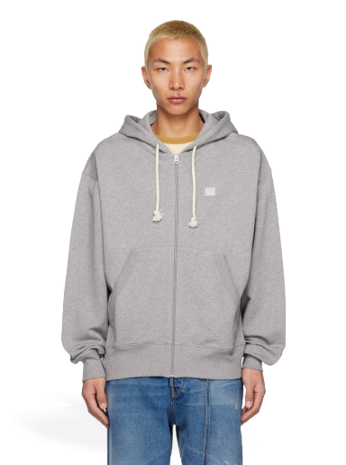 Dukserice Acne Studios Patch Zip-Up Hoodie Siva | CI0130-
