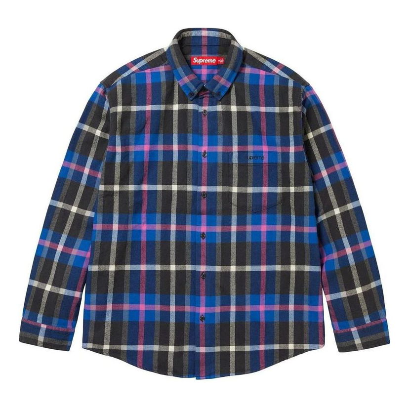 Košulja Supreme Plaid Shirt Plava | SUP-FW23-082