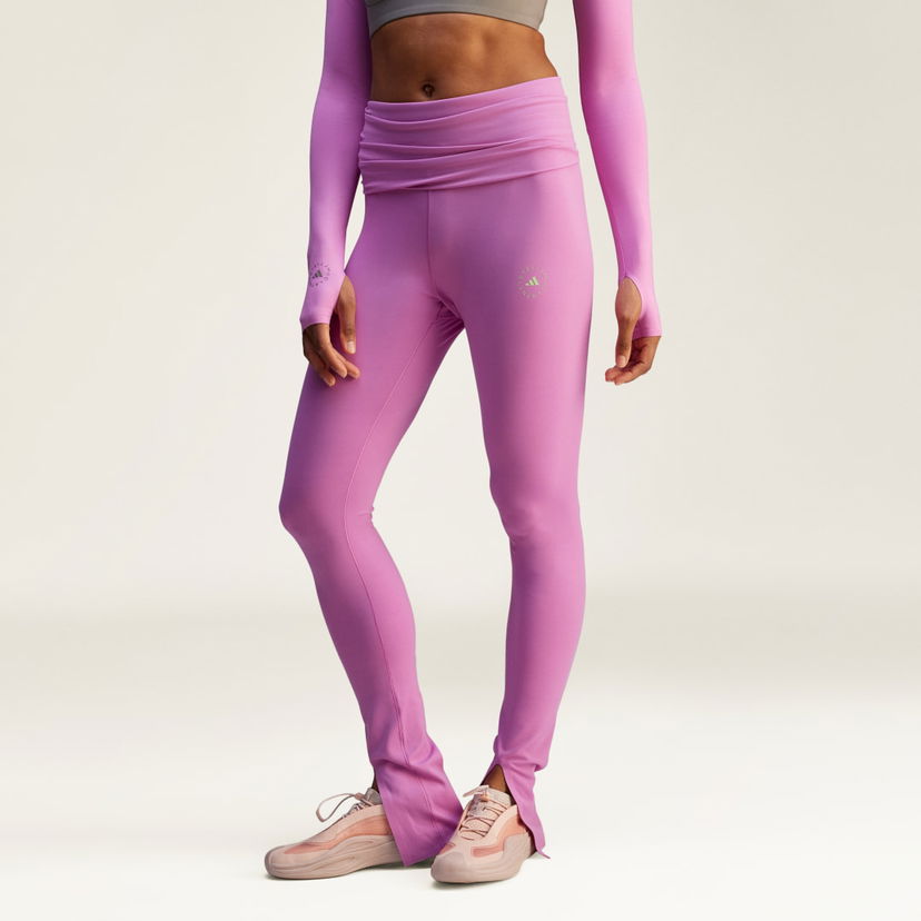 Tajice adidas Performance adidas by Stella McCartney TrueStrength Splitcuff Tights Ljubičasta | JJ1629
