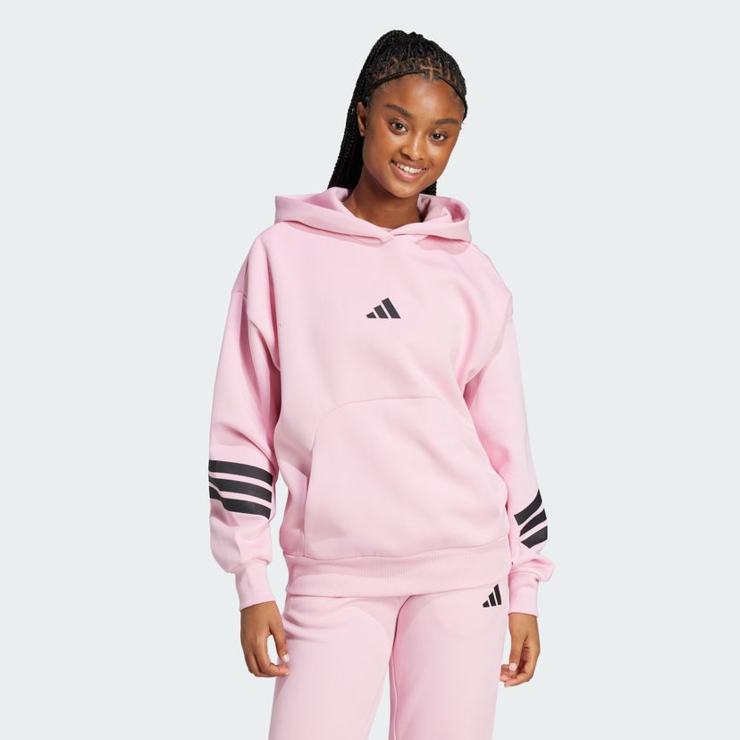 Dukserice adidas Performance Fleece Hoodie Ružičasta | JE0183