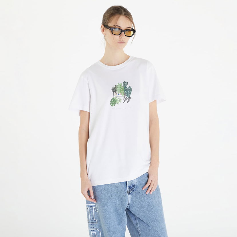 Majica kratkih rukava Queens Moje Terapie, Akorát Dražší T-Shirt Bijela | QNS_037