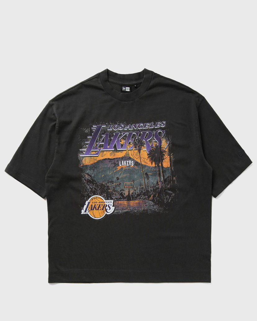 Majica kratkih rukava New Era Los Angeles Lakers Washed Graphic T-Shirt Crna | 60684346