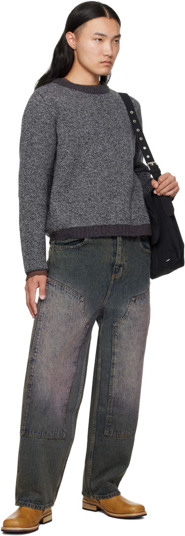 Džemper Eckhaus Latta Eckhaus Latta Yak Knit Sweater Siva | 8258-EL-PF25-M, 3