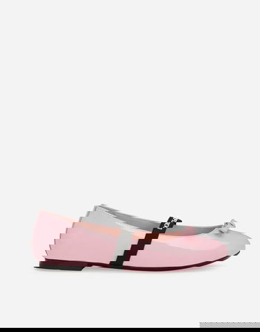 Tenisice i cipele Dolce & Gabbana Patent Leather Ballet Flats With Bow Ružičasta | D11294A483180400, 0