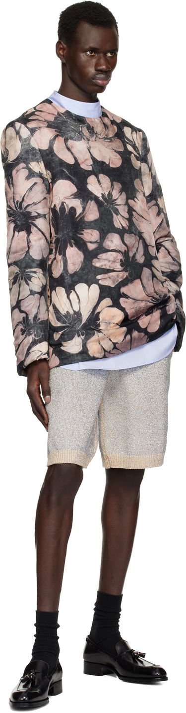 Džemper Dries Van Noten Dries Van Noten Silk Floral-Print Long Sleeve Top Ružičasta | 251-020746-1202, 3