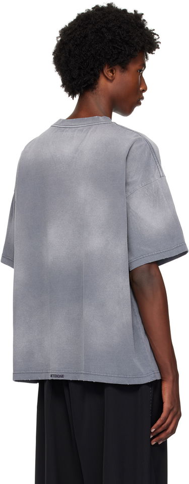 Majica kratkih rukava We11done We11done Distressed T-Shirt Siva | WD-TT2-24-742-U-CH, 2