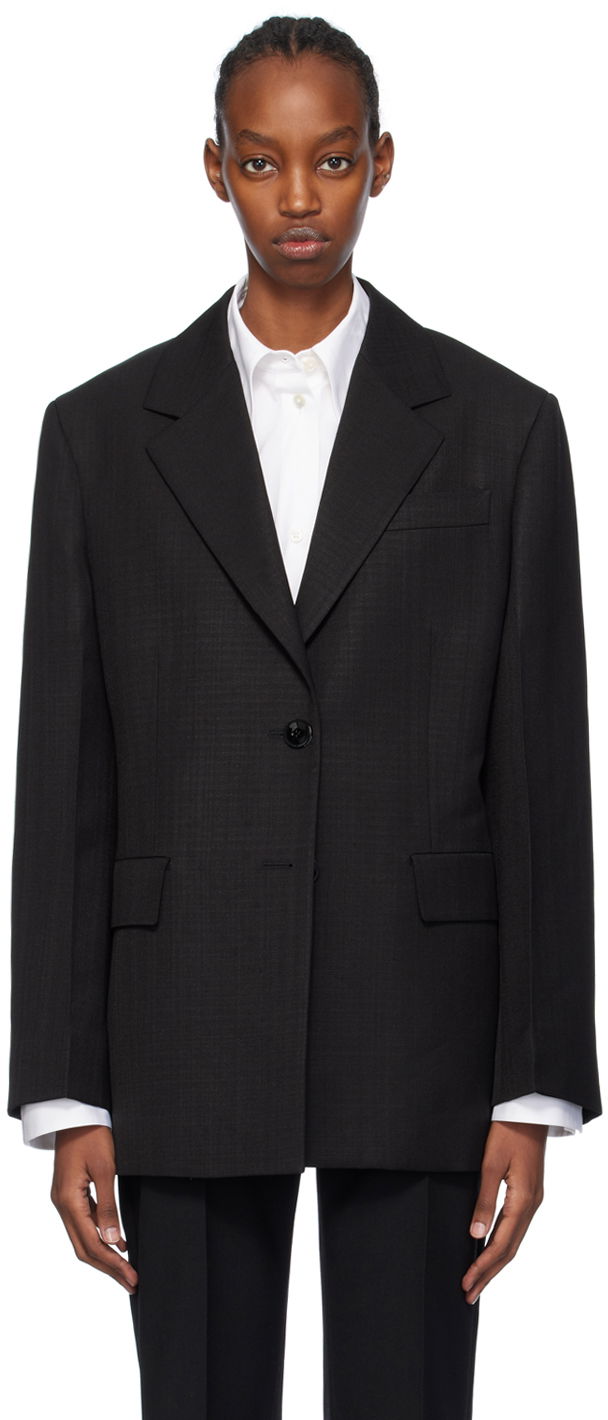 Kaputi Jil Sander Tailored Blazer Crna | J01BN0117_J65005