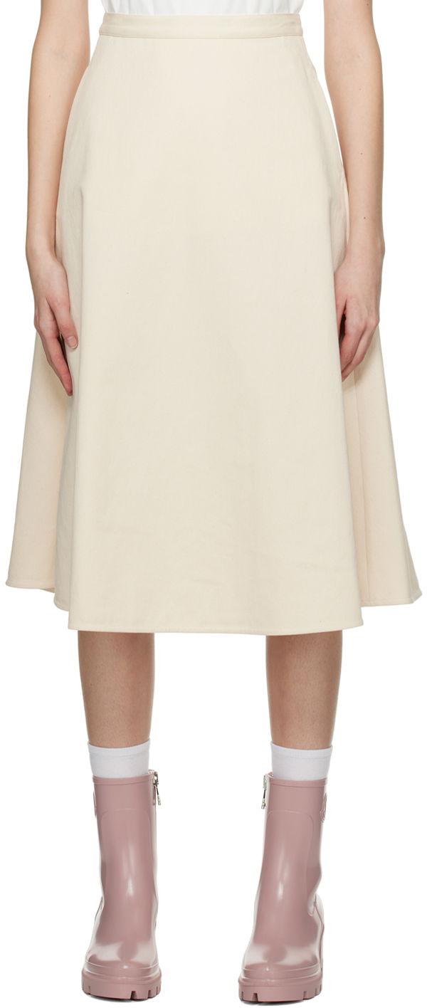 Suknja Moncler A-Line Midi Bijela | I10932D00016596IT, 0