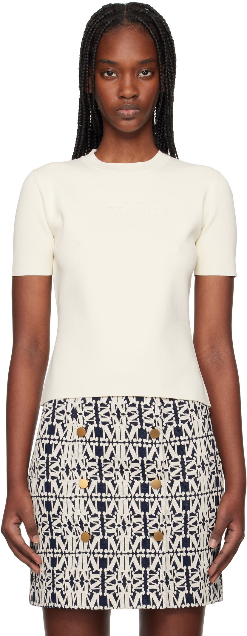 Džemper Max Mara Max Mara Segale Knit Sweater Bijela | 2511361078600
