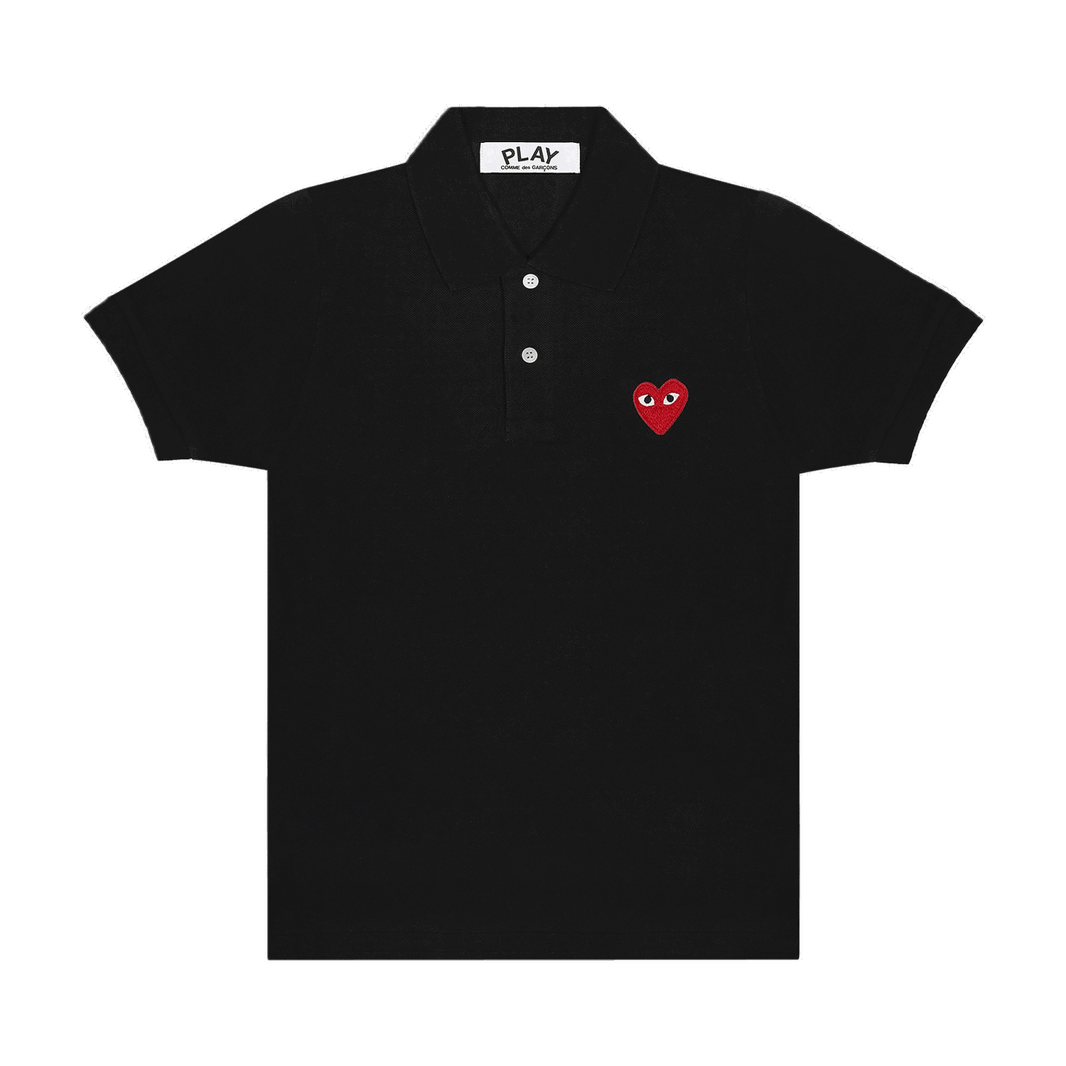 Polo majica Comme des Garçons Play Heart Polo Tee Crna | AZ T006 051 1, 0