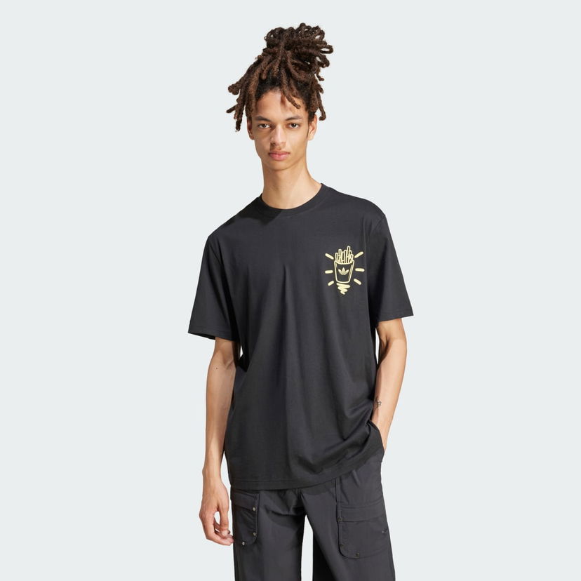 Majica kratkih rukava adidas Originals Fries Graphic Tee Crna | JP2672