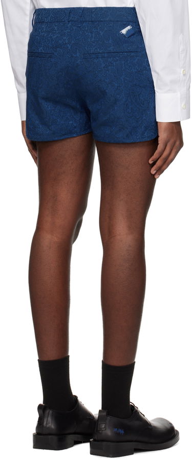 Kratke hlače ADER ERROR Floral Print Tailored Shorts Plava | BN01SSBT0201BL, 2