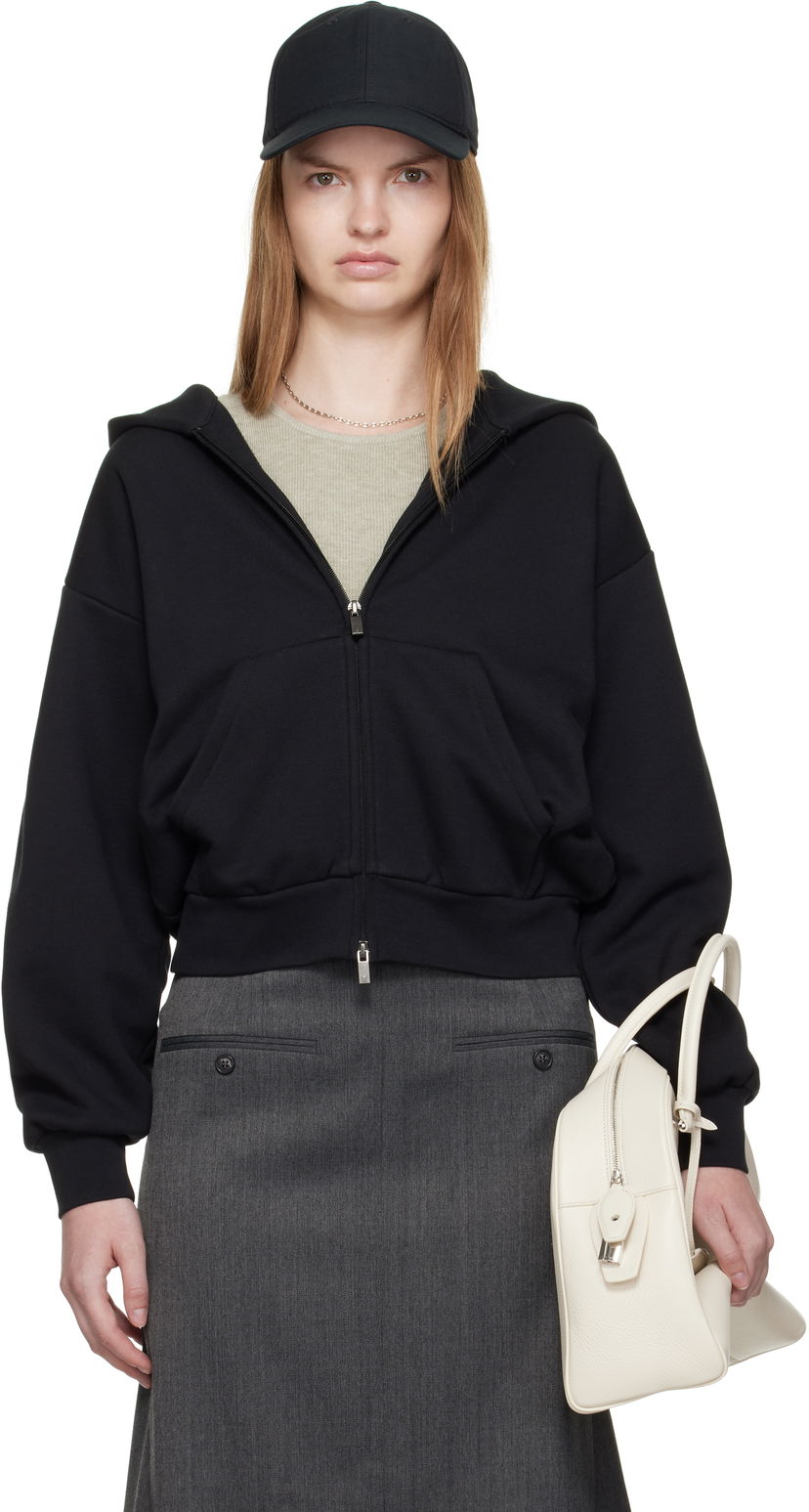Dukserice Fear of God Fear of God ESSENTIALS Classic Fit Zip-Up Hoodie Crna | 192SP255090FW