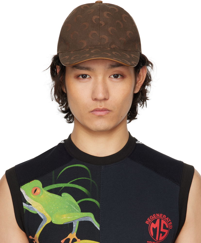 Kapa Marine Serre Marine Serre Moon Jacquard Twill Baseball Cap Smeđa | UHG049A CWOV0063