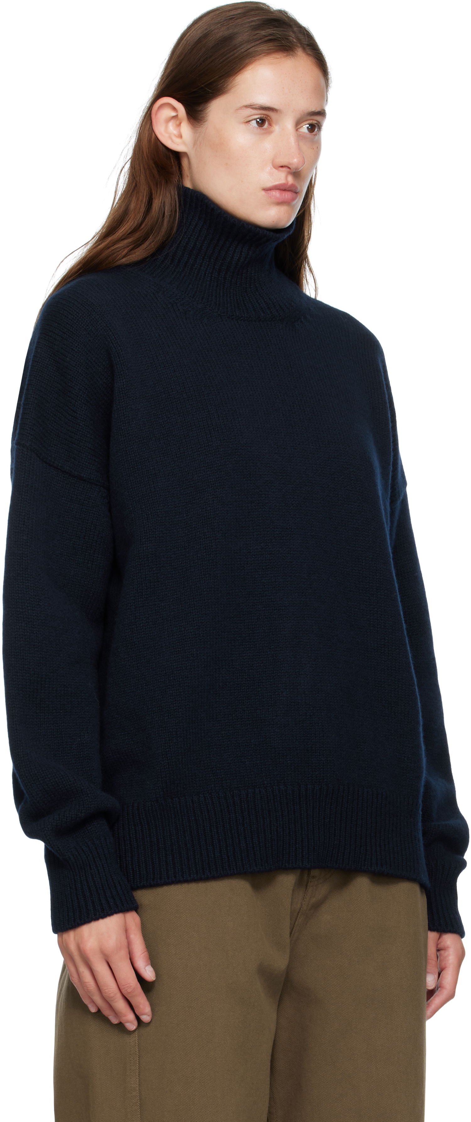 Džemper &Daughter &Daughter Balla Rollneck Turtleneck Sweater Tamnoplava | F2402, 1