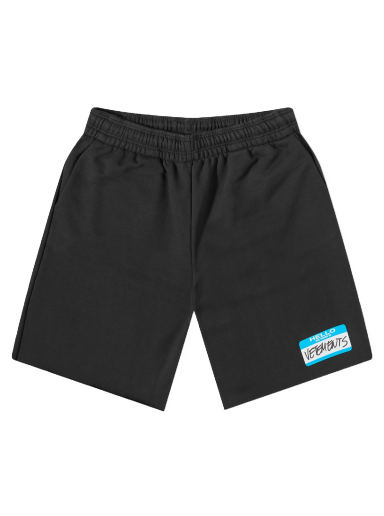 Kratke hlače VETEMENTS My Name Is Short Crna | UE63SS450B