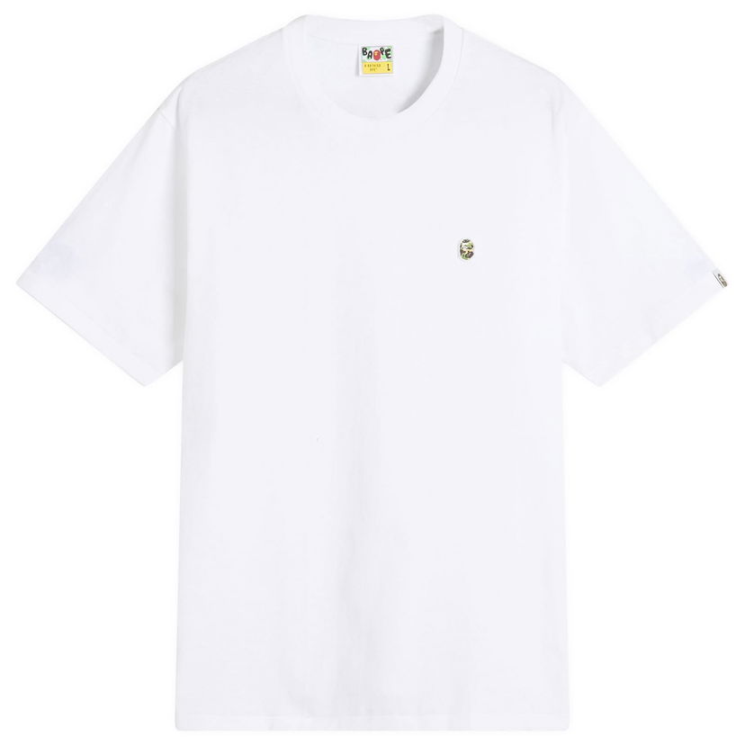 Majica kratkih rukava BAPE Bathing Ape ABC Camo One Point Tee, Size Large Bijela | 001TEL301004M-WGN