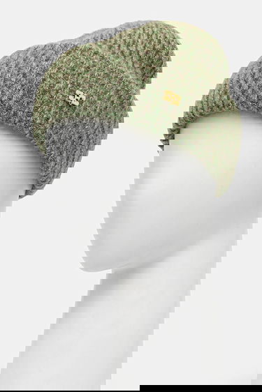 Kapica GANNI Ribbed Melange Brushed Mohair Beanie Višebojno | A7097, 1