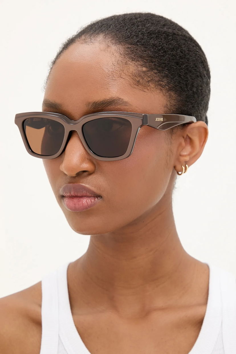Sunčane naočale Jacquemus Jacquemus CARRE Sunglasses Smeđa | JAC109C1SUN