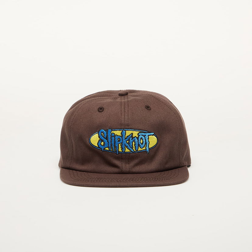 Kapa Pleasures PLEASURES x Slipknot Snapback Cap Smeđa | P25SK019 BROWN