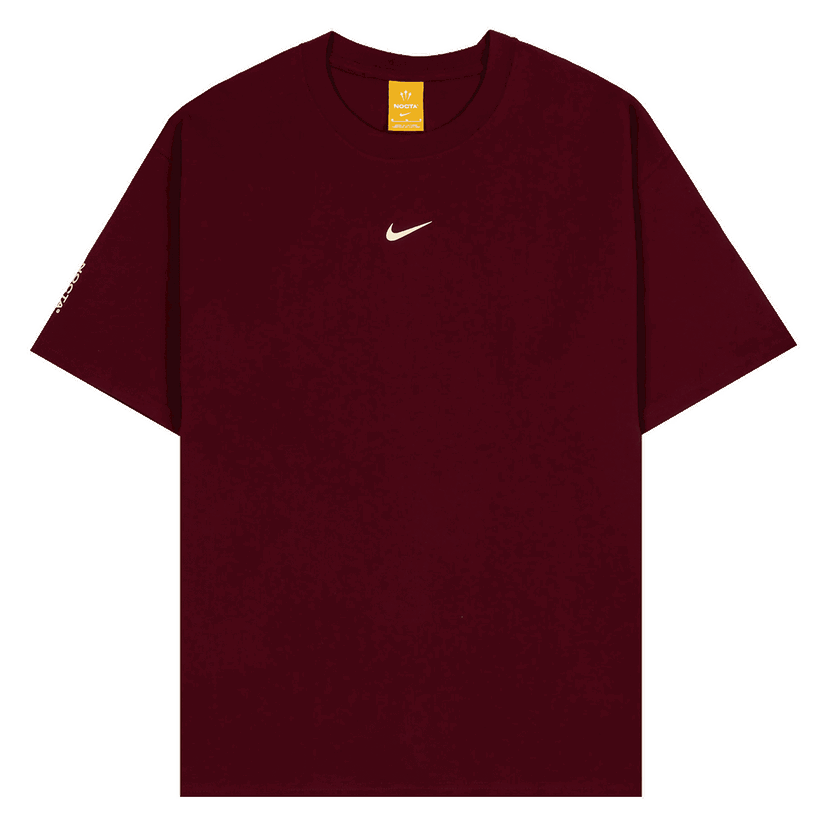 Majica kratkih rukava Nike NOCTA CS Short Sleeve T-Shirt Tamnocrvena | HM5774-638