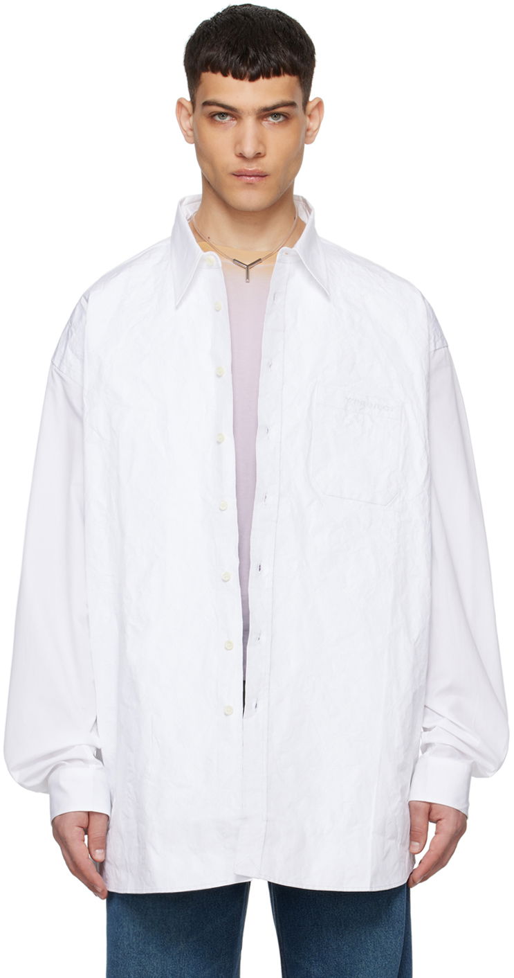 Košulja Y/PROJECT Scrunched Shirt Bijela | 201SI008