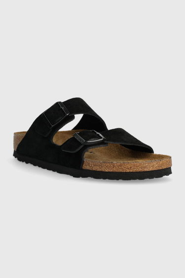 Tenisice i cipele Birkenstock Birkenstock Arizona Suede Sandals Crna | 1027164, 1