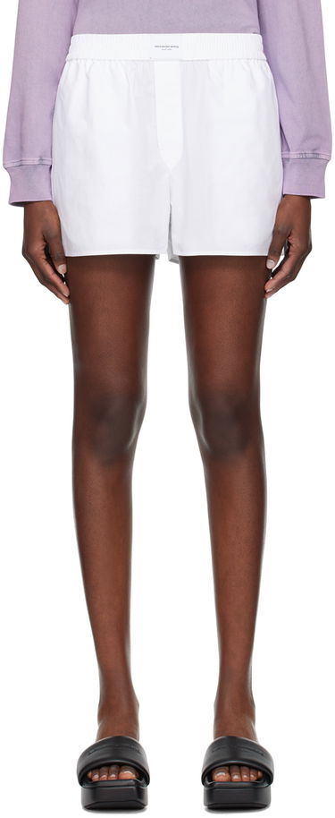Kratke hlače Alexander Wang Alexander Wang.t Button-Fly Shorts Bijela | 4WC2244370, 0