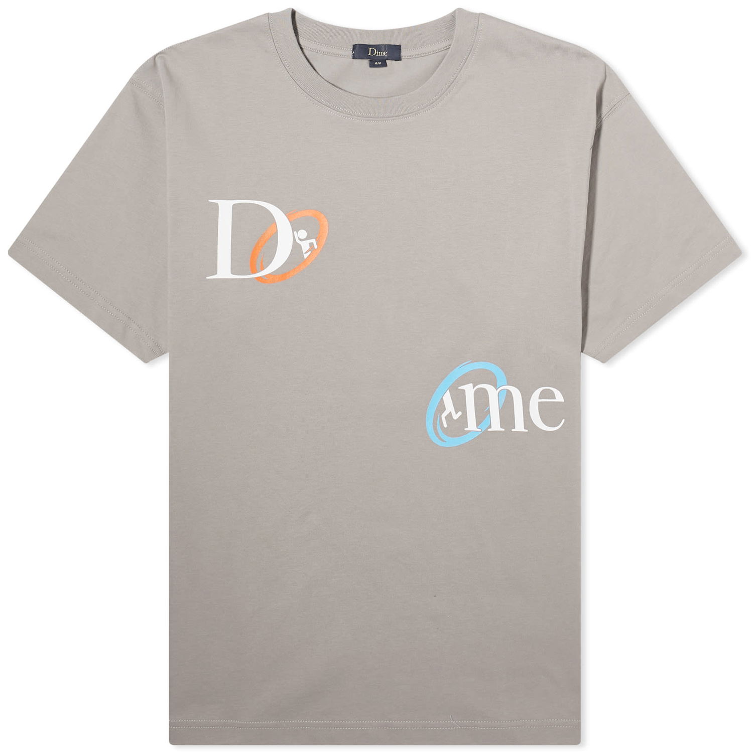 Majica kratkih rukava Dime Classic Portal T-Shirt Siva | DIMESP2422CHR, 0