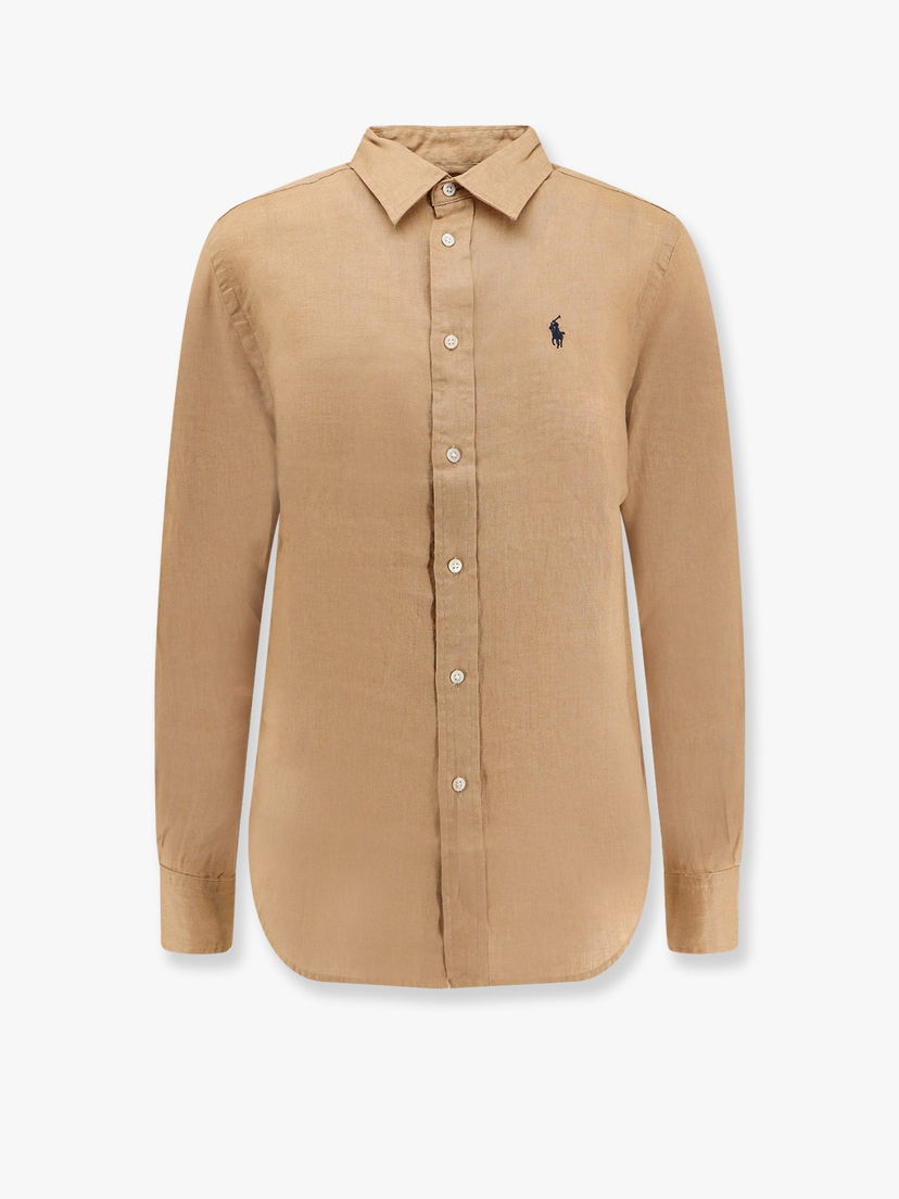 Košulja Polo by Ralph Lauren Polo Ralph Lauren Women's Linen Button-Down Shirt Bež | 211970730005