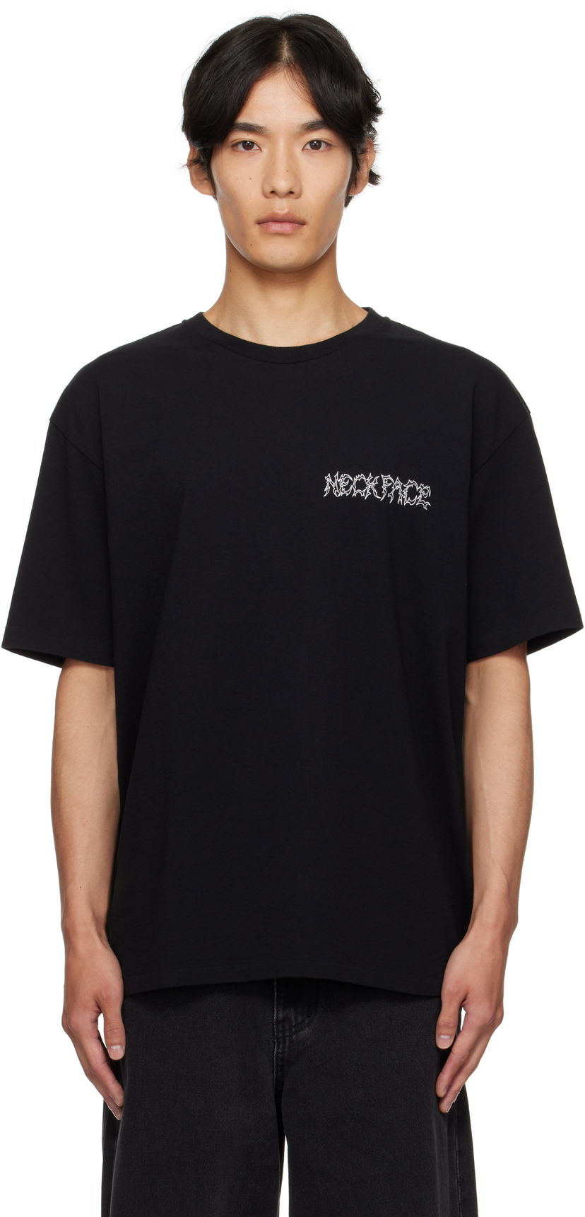 Majica kratkih rukava WACKO MARIA NECKFACE Edition Washed Heavy T-Shirt Crna | NECKFACE-WM-WT01
