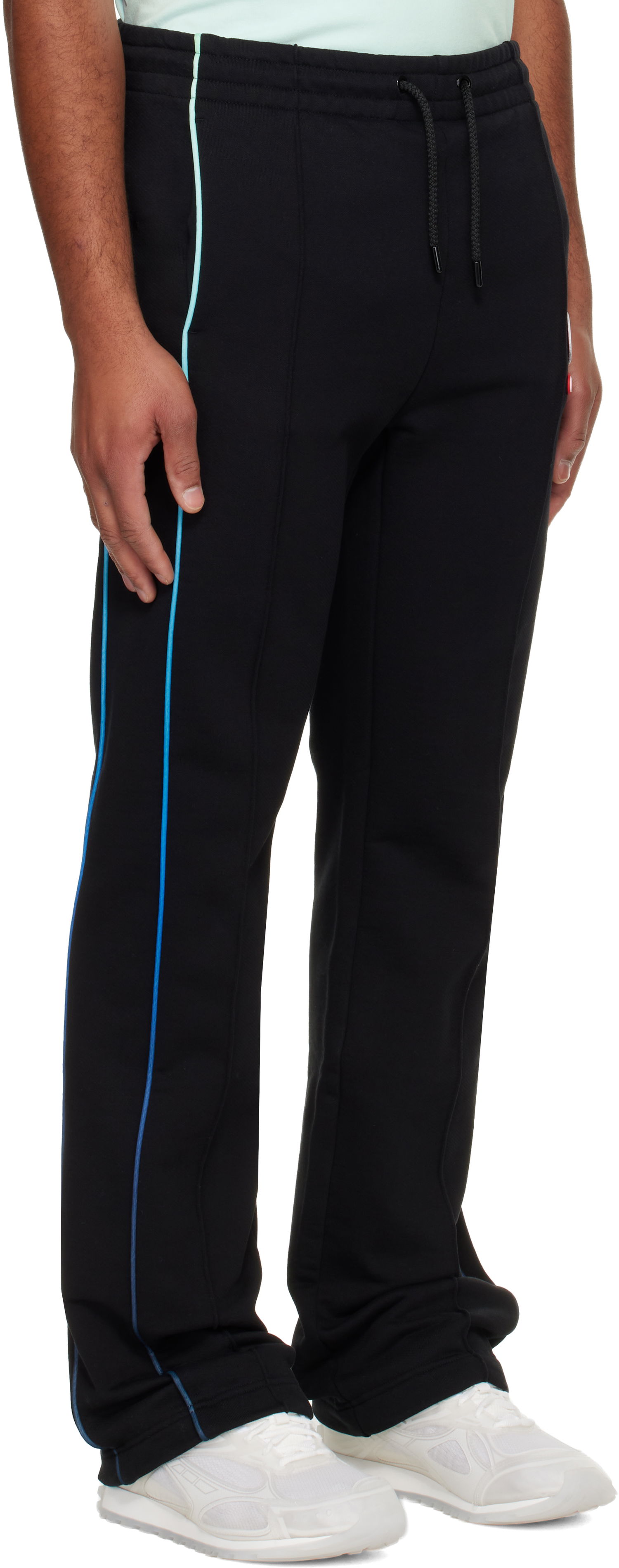 Trenirka Casablanca Casablanca Gradient Piping Sweatpants Crna | M-AW25-JTR-309-01, 1