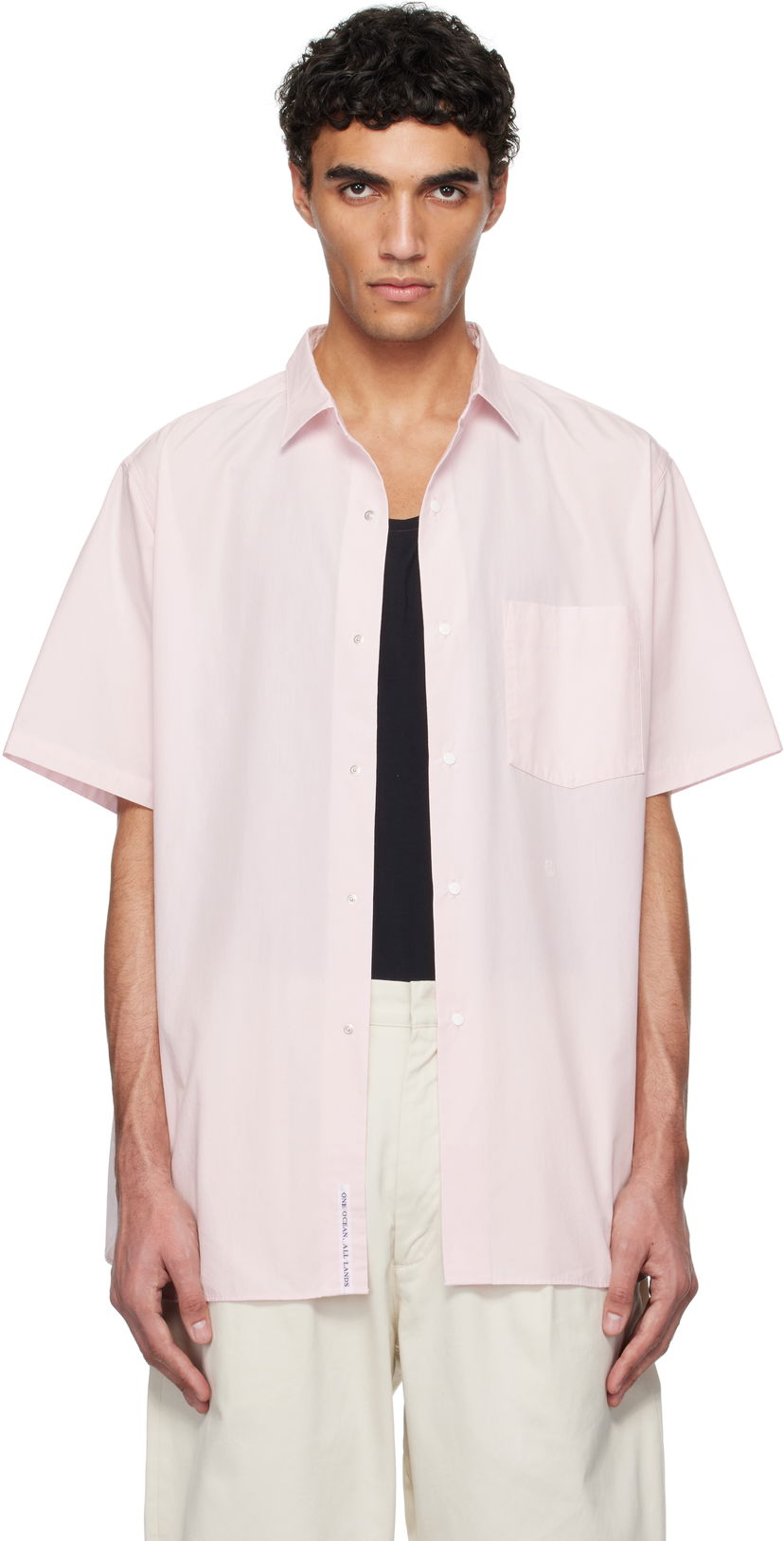 Košulja NANAMICA Nanamica Regular Collar Wind Short Sleeve Shirt Ružičasta | SUGS405U