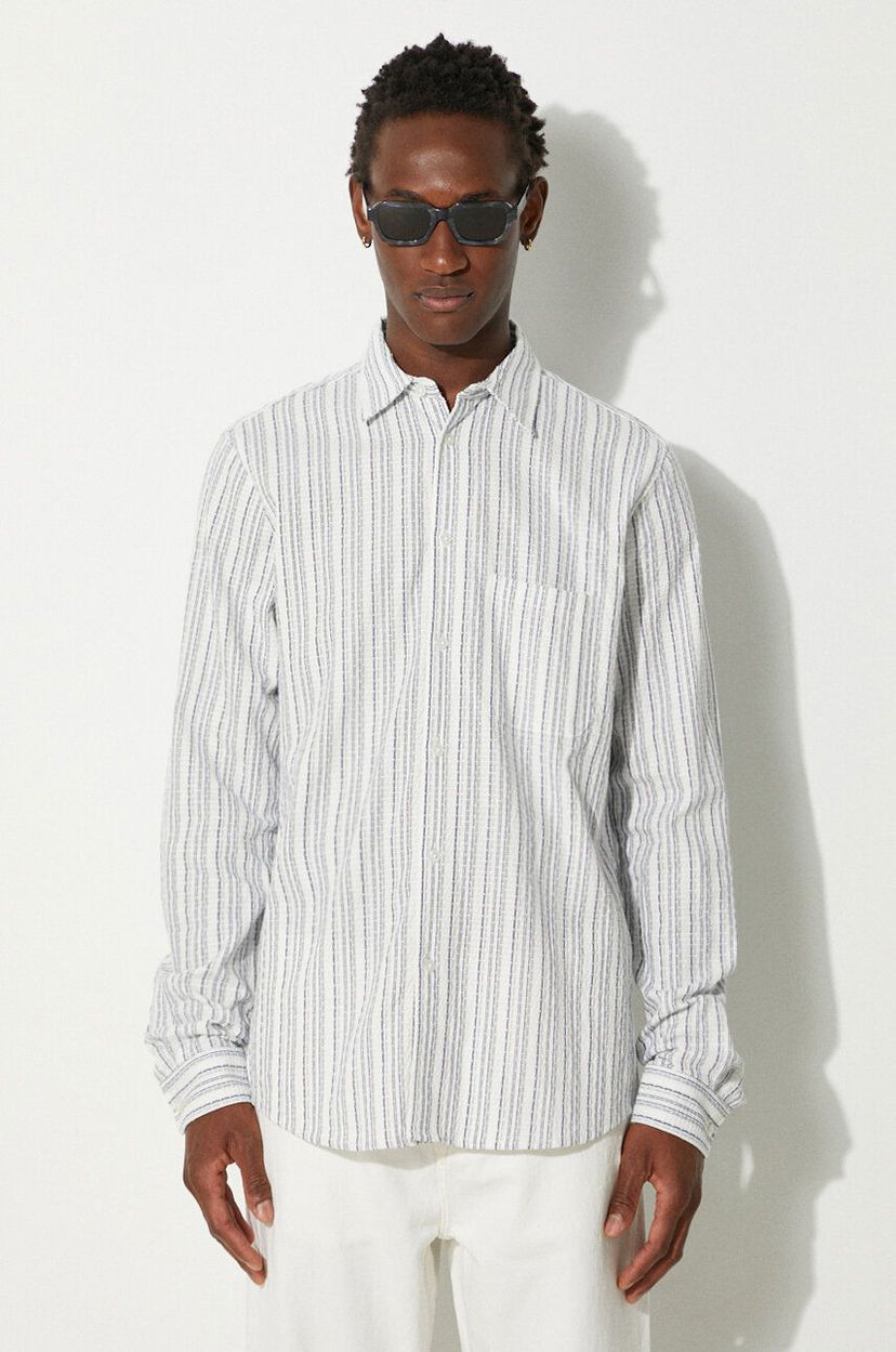 Košulja Samsoe Samsoe Samsoe Samsoe Regular Fit Shirt with Classic Collar Bijela | M23200057