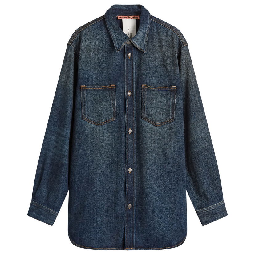 Košulja Acne Studios Karto Yoyogi Wash Denim Shirt, Size X-Small Plava | CB0112-838