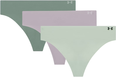 Gaćice Under Armour Under Armour Pure Stretch 3-Pack Thong Underwear Zelena | 1383893-009, 1