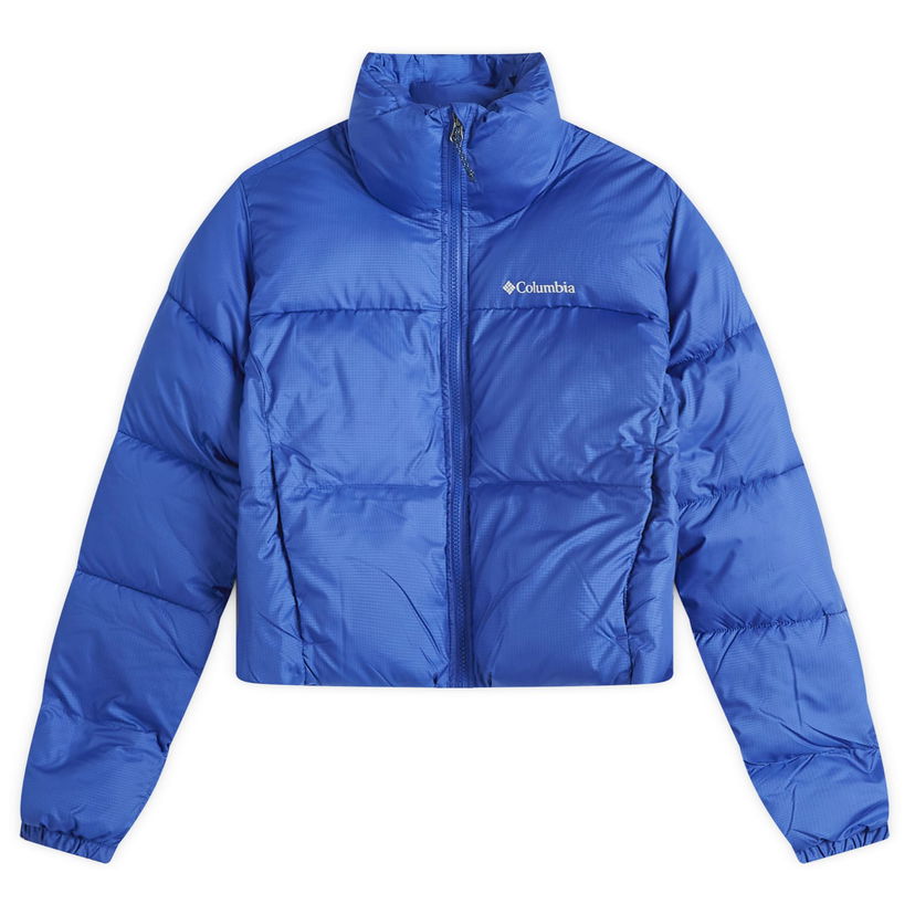 Pernata jakna Columbia Women's Puffect Cropped Down Jacket, Size L Plava | 2088501-BLU