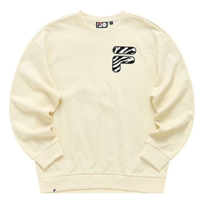 Džemper FILA FUSION Logo Printed Sweater Bež | T11U216207F-IV