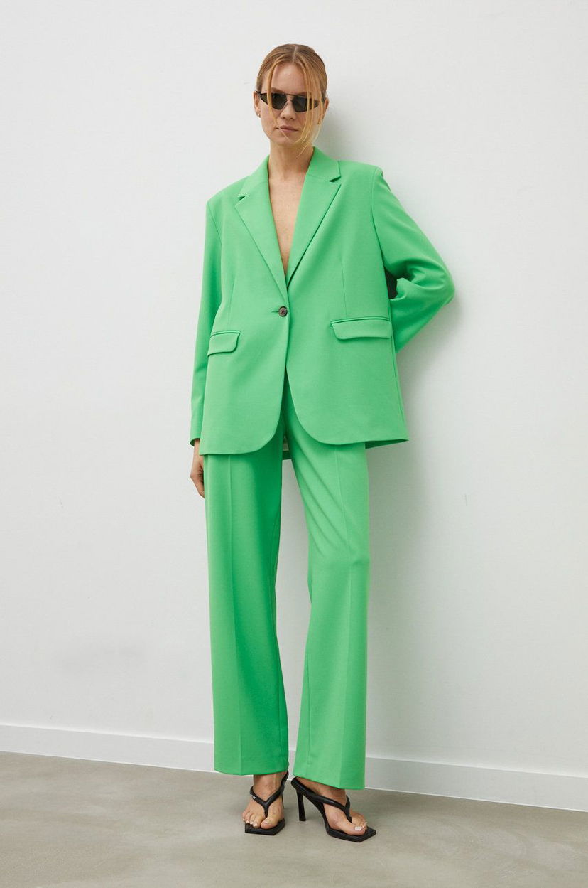 Hlače Samsoe Samsoe Samsoe Samsoe Blazer Zelena | F21100157